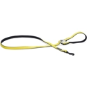 Beeztees safety gear Parinca Premium LED Nylon hondenriem geel 150x2,5cm