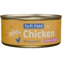 Prins Soft Paté Kitten en Adult kip natvoer kat 24 x 70 g