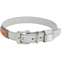Trixie BE NORDIC Halsband - Leer - L/XL - Lichtgrijs product name