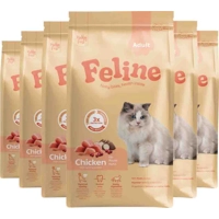 6x HobbyFirst Feline Kattenvoer Droog Adult Kip 1,5 kg product name