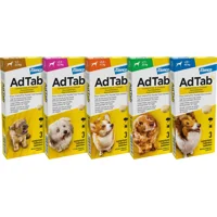 AdTab Hond - 56 mg - 3 tabletten + Gratis Foldable Bowl AdTab Hond - 56 mg - 3 tabletten + Gratis Foldable Bowl