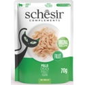 Schesir kip (jelly) natvoer kat (zakjes) 1 doos (12 x 70 g)