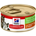 Hill's Science Plan Kitten & Mother Tender Mousse met Kip en Kalkoen natvoer kat 24x85 gram