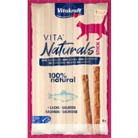 Vitakraft Vita Naturals Sticks - Zalm - 4 stuks Vitakraft Vita Naturals Sticks - Zalm - 4 stuks