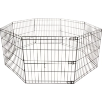 M-Pets Opvouwbare Puppyren - S - Zwart - 8 x (62 x 66 cm) product name