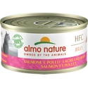 48x Almo Nature HFC Jelly Kattenvoer Nat Zalm&Kip 70 gr