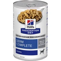 Hill's Derm Complete Natvoer - Prescription Diet - Canine - 24x370 g Hill's Derm Complete Natvoer - Prescription Diet - Canine - 24x370 g