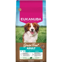 Eukanuba Hondenvoer Droog Grain Free Small/Medium Lamb Adult 12 kg product name