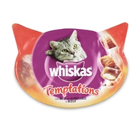 Whiskas Temptations rund Kattensnoep 60 gr