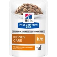 Hill's k/d - Feline maaltijdzakjes Beef 48x 85 gr