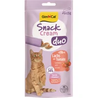 GimCat Snack Cream - Zalm met tomaat - 6 x 15 g GimCat Snack Cream - Zalm met tomaat - 6 x 15 g