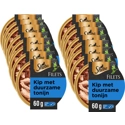 16x Sheba Filets Kattenvoer Natvoer Tonijn&Kip in Saus 60 gr