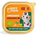 Edgard & Cooper biologisch kip paté kat natvoer kuipjes 16 x 85gr