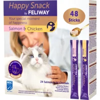 Feliway Happy Snack Kat Kip & Zalm 48x15 gr Feliway Happy Snack Kat Kip & Zalm 48x15 gr
