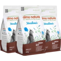 3x Almo Nature Kattenvoer Droog Sterilised Rund 400 gr product name