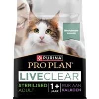 Purina Pro Plan LiveClear Sterilised Cat Food Adult - Kalkoen - 2 x 7 kg Purina Pro Plan LiveClear Sterilised Cat Food Adult - Kalkoen - 2 x 7 kg