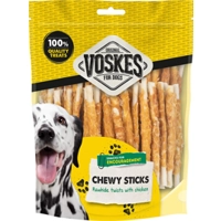 10x Voskes Hondensnack Runderhuid Sticks Kip 100 stuks 10x Voskes Hondensnack Runderhuid Sticks Kip 100 stuks
