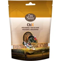 10x Deli Nature Chix Meelwormen 200 gr 10x Deli Nature Chix Meelwormen 200 gr