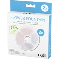 Catit Flower Fountain Triple Action Filters - 2 stuks Catit Flower Fountain Triple Action Filters - 2 stuks