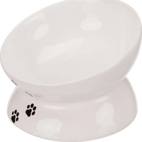 Trixie Ergonomische Voer- en Waterbak - Wit - 13 cm product name