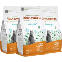 3x Almo Nature Kattenvoer Droog Urinary Help Kip 400 gr 3x Almo Nature Kattenvoer Droog Urinary Help Kip 400 gr