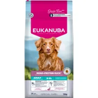 Eukanuba Special Care Monoprotein eend hondenvoer 12 kg Eukanuba Special Care Monoprotein eend hondenvoer 12 kg