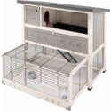 Ferplast Konijnenhok Ranch Max - Grijs - 117 x 69 x 107 cm