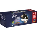 Purina Felix Elke Dag Feest Mix Selectie tonijn, zalm, rund, kip in gelei natvoer kat (jumbopack) per 2 dozen (88 x 85 g)