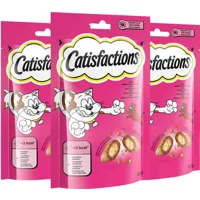 3x Catisfactions Kattensnack Rund 60 gr 3x Catisfactions Kattensnack Rund 60 gr