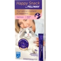 11x Feliway Happy Kattensnack Zalm 6 x 15 gr