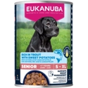 Eukanuba Life Care Dog Hondenvoer Nat Senior Trout&Sweet Potaties 400 gr