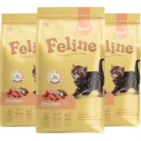3x HobbyFirst Feline Kattenvoer Droog Kitten 1,5 kg 3x HobbyFirst Feline Kattenvoer Droog Kitten 1,5 kg