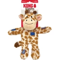 Kong Wild Knots giraffe met piep hondenspeeltje Per stuk