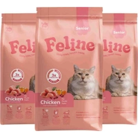 3x HobbyFirst Feline Kattenvoer Droog Senior 1,5 kg product name