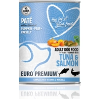 Euro-Premium Paté Adult Hondenvoer Nat Tuna&Salmon 400 gr