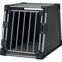Trixie vervoersbox aluminium grafiet m-l: 86x61x65 cm