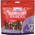 Braaaf Rol Sticks Hondensnack Lam - Vis 12 cm 250 gr