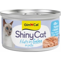GimCat Kattenvoer Nat ShinyCat Filets in Jelly Tonijn&Anjovis 70 gr product name