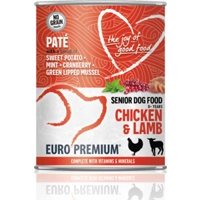Euro-Premium Paté Senior Hondenvoer Nat Chicken&Lamb 400 gr