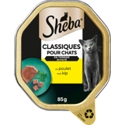Sheba Classics paté met kip natvoer kat (kuipjes 85 g) Per 22 (22 x 85 g)