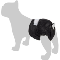 Flamingo Wegwerp Luier voor Teven - XXS - Zwart product name