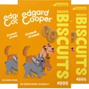 3x Edgard&Cooper Adult Biscuit Banaan&Pinda 400 gr