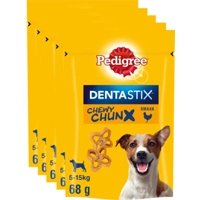 5x Pedigree Dentastix Chewy Chunx Hondensnacks Mini Kip 68 gr product name