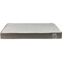 Trixie vitaal orthopedisch kussen taupe/lichtgrijs 100x70x9,5 cm