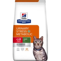 Hill's - c/d Urinary Stress + Metabolic - Feline - 2 x 8 kg