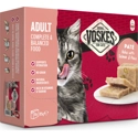 8x Voskes Paté Adult Heek met Zalm&Erwtjes 8 x 85 gr