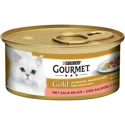 Gourmet Gold Brokjes in saus Zalm en Kip 1 tray (24 blikken)