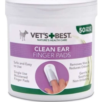 Vets-best Vets Best Clean - Ear Finger Pads 50 st