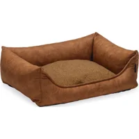 Beeztees Lua Orthopedische Hondenmand - Cognac - 70 x 50 cm Beeztees Lua Orthopedische Hondenmand - Cognac - 70 x 50 cm