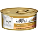 Gourmet Gold Fijne Hapjes Brokjes in saus Kalkoen en Eend 1 tray (24 blikken)